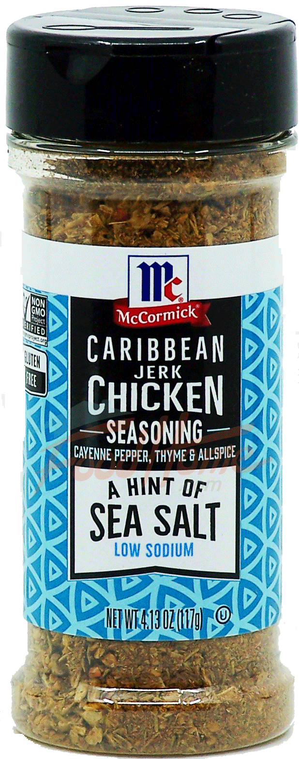 McCormick  caribbean jerk seasoning; cayenne pepper, thyme & allspice, low sodium Full-Size Picture